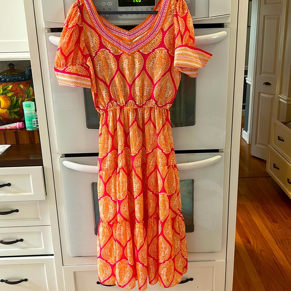 Woman’s Gretchen Scott Summer Maxi Dress- Size Small